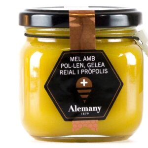 MIEL CON POLEN, JALEA Y PROPÓLEO. 250 ml